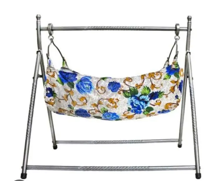 Baby Floral Floral Swing Blue Gold Rust Resistant
