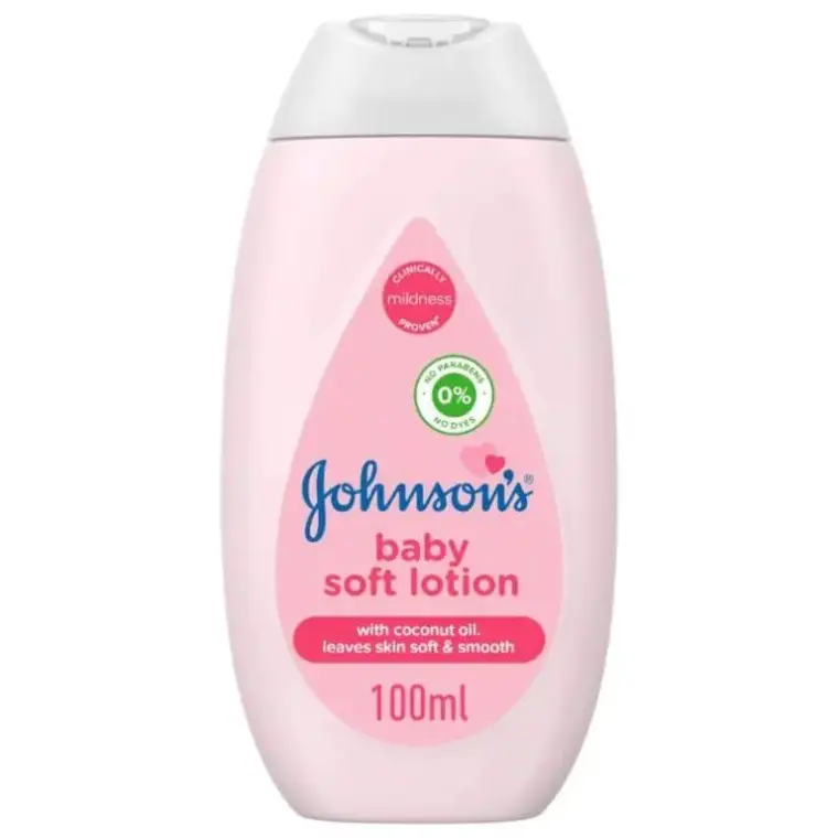 Johnson's Baby Soft Lotion 100ml Pink Coconut Oil