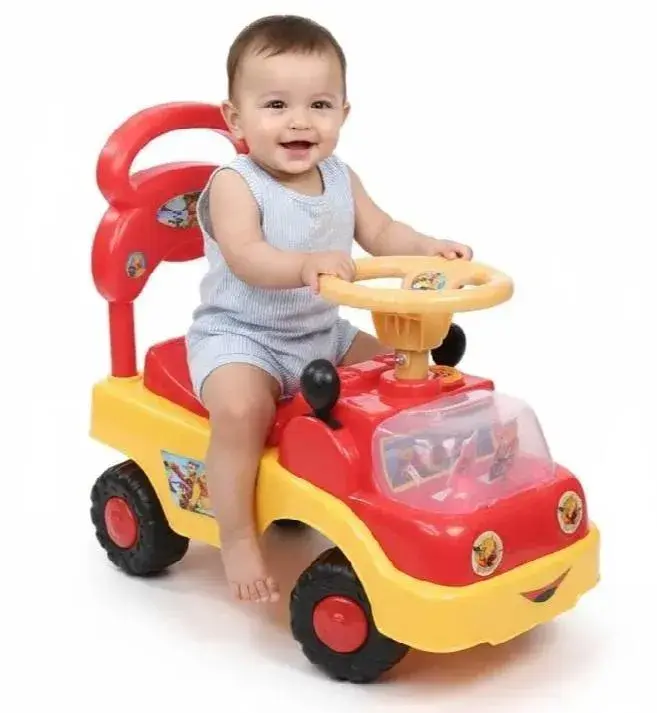 Colorful Plastic Car Toy - 1 Pc Random Color