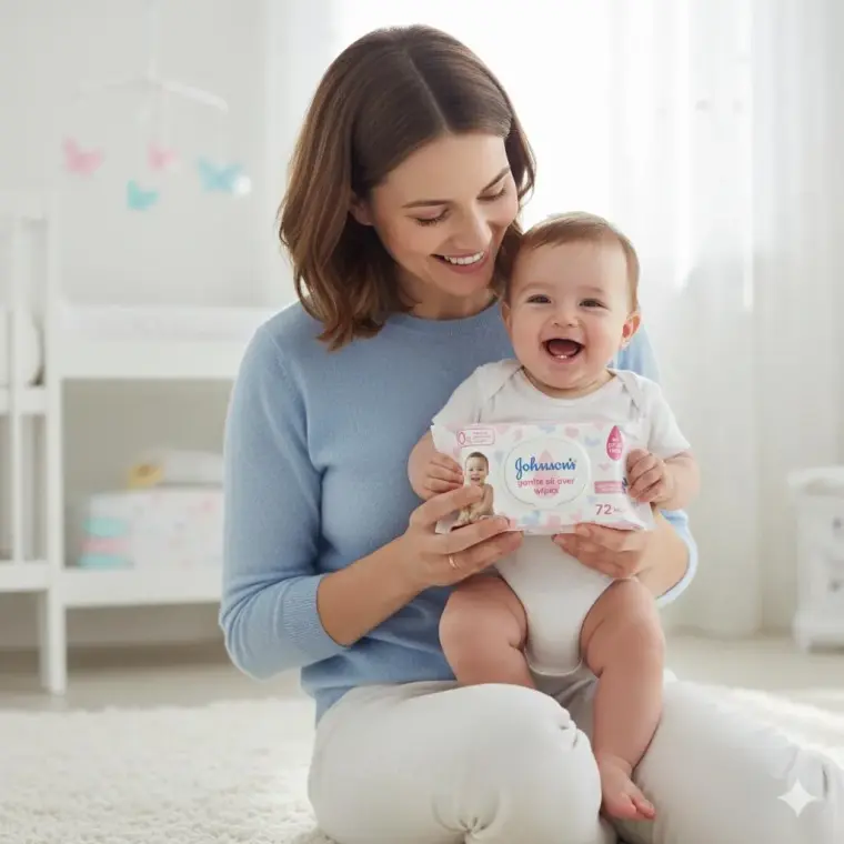Baby Wet Wipes Microfiber Daily Use Warm Weather