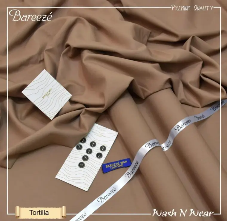 Men's Wash & Wear Tortilla Brown Suit