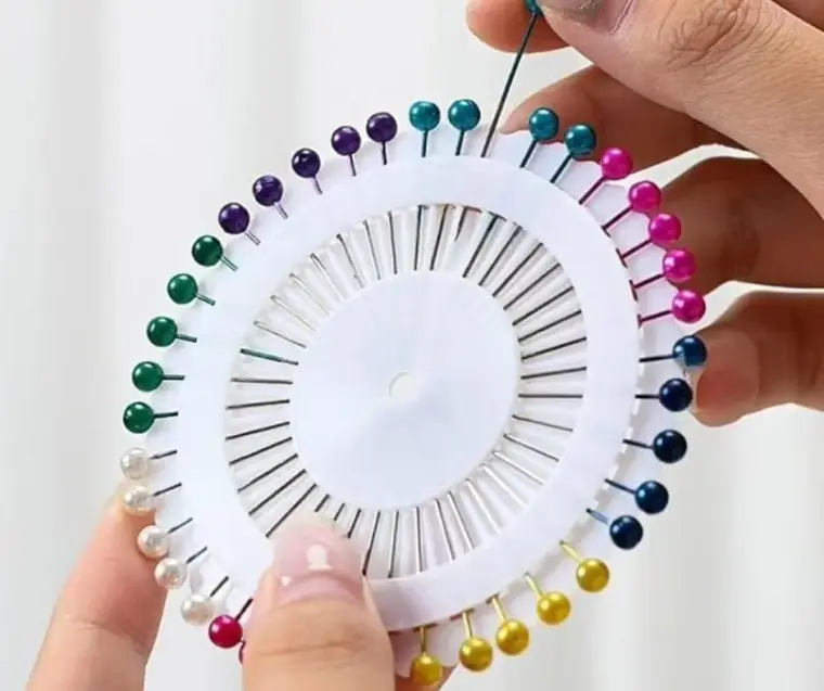 Metal Pearl Hijab Pins 120 Pcs Multicolor Ramadan Special