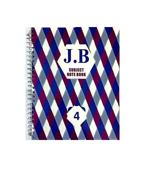 4-Subject Notebook for Students Office Use