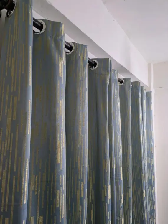 Multicolor Jacquard Curtains for Home Decor
