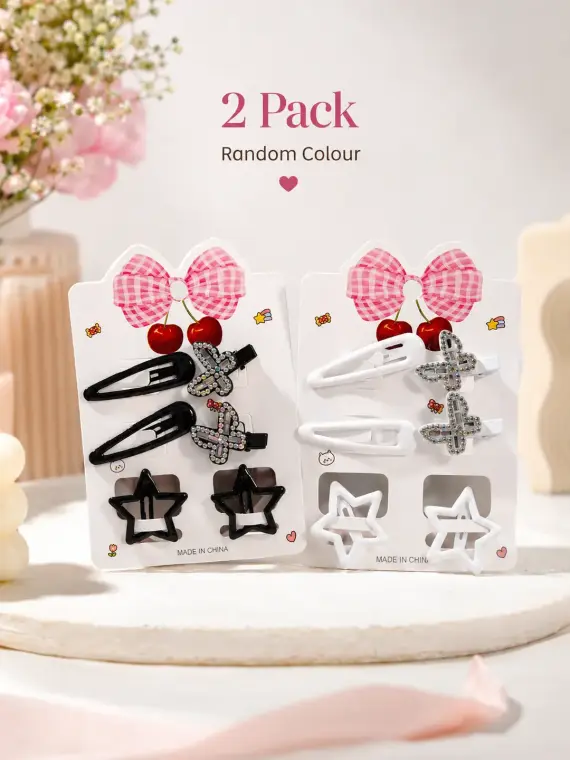 Girl's Beautiful Hair Pins 2 Pack