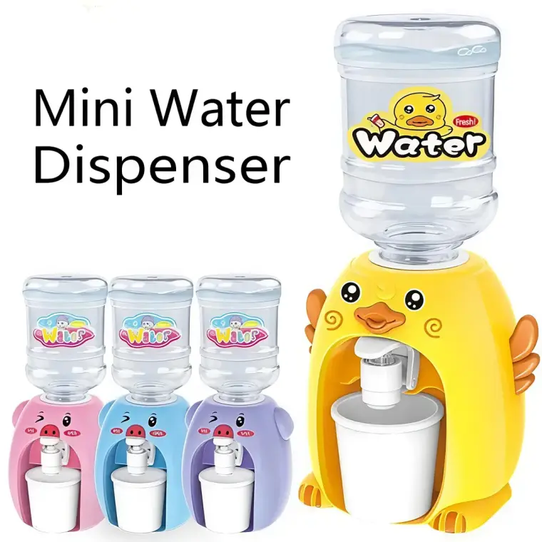 2 Pcs Mini Plastic Duck Water Dispenser 2