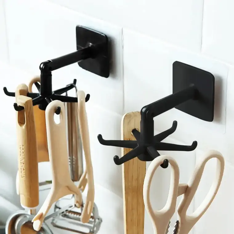 360 Degree Self-Adhesive Wall Mount Hook