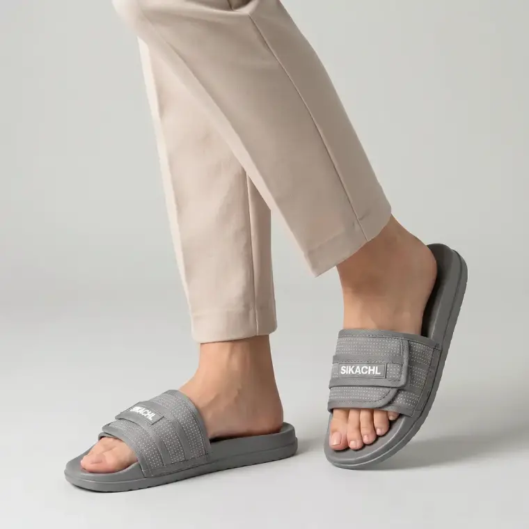 Men’s Double Strap Casual Sandals – Comfortable Shoes Lightweight Anti-Slip Footwear