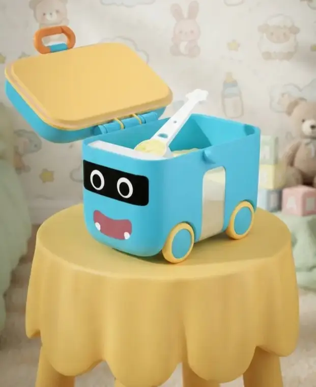 Baby milk container BPA free