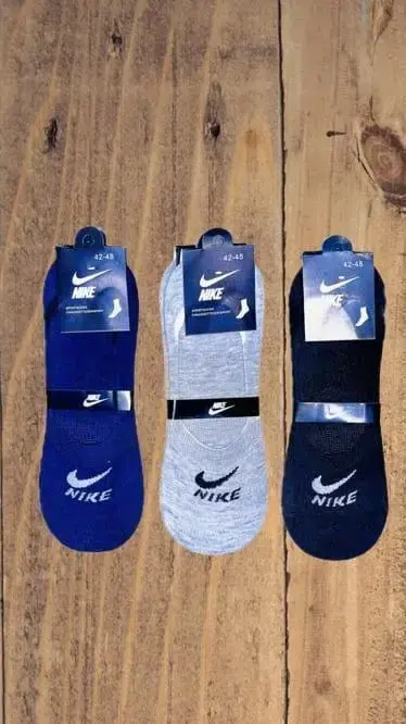 Sport Socks Pack of 3 Cotton Navy Black Grey | Sport Socks