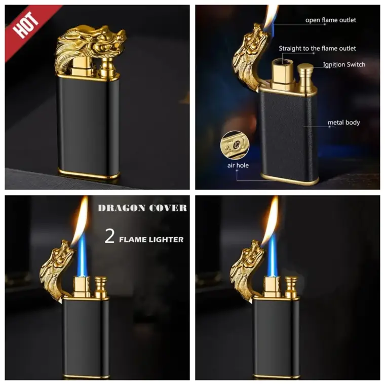 Dragon Lighter – Stylish Refillable Pocket Lighter