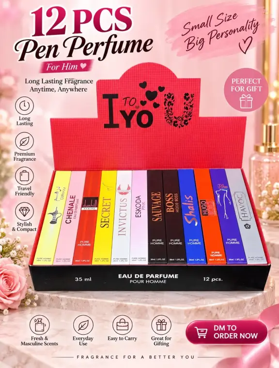 6 Piece Pen Perfume Set