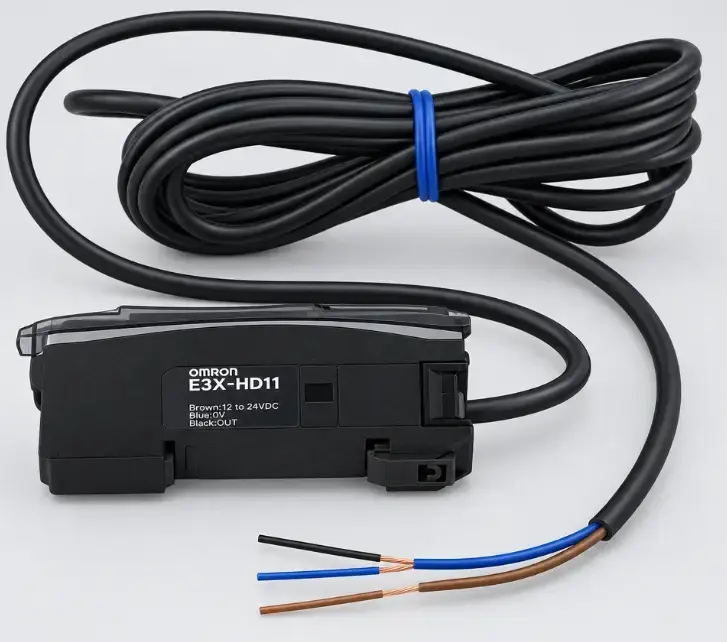 Omron E3X-HD11 Automation and Safety Fiber Sensor