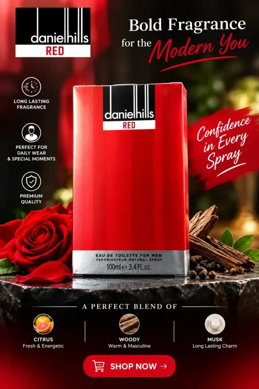 Dunhill red premium long lasting perfume 100ml
