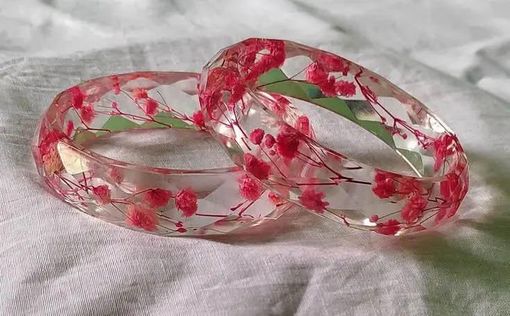 Multicolor Resin Plated Kara Bangle - Unique Design, 1 Pc