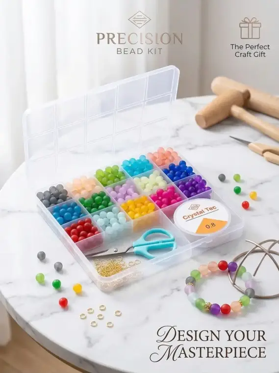 DIY Glass Beads with Crystal Tec and Scissor