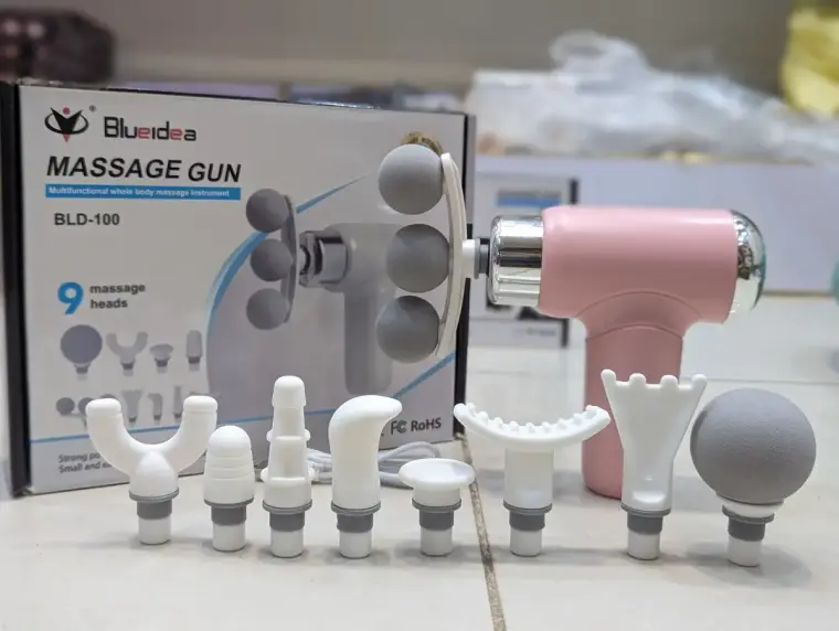 Blue idea Gun massager pack of 9