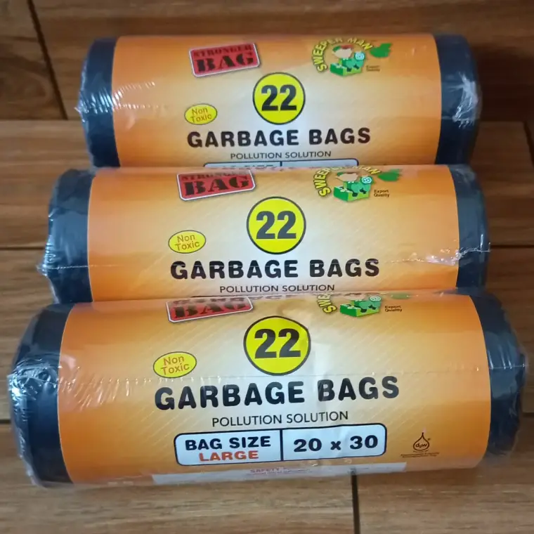 3 Pcs of Garbage Roll Size 20 x30 Inches - Large