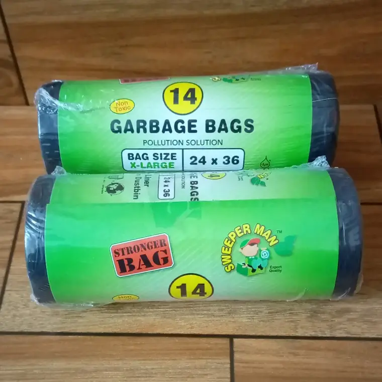 2 Pcs of Garbage Roll Size 24 x36 Inches - XL