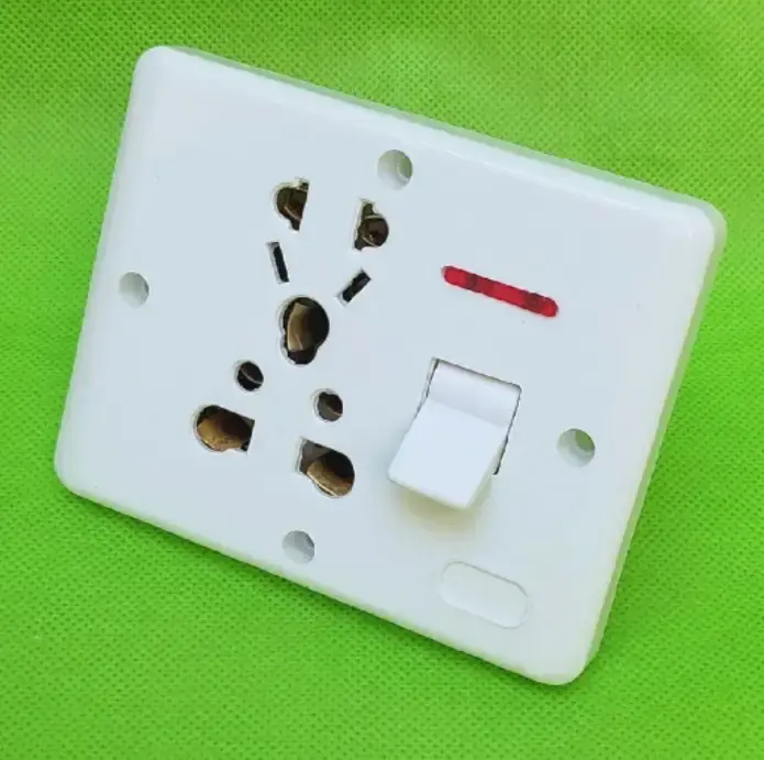 Wall Socket Board with Switch and Light indicator