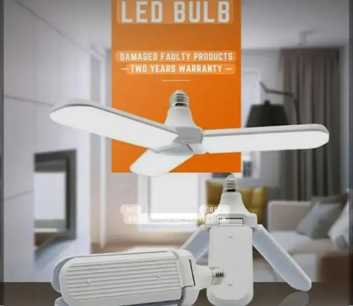 Foldable LED BULB.COOL WHITE 45 W