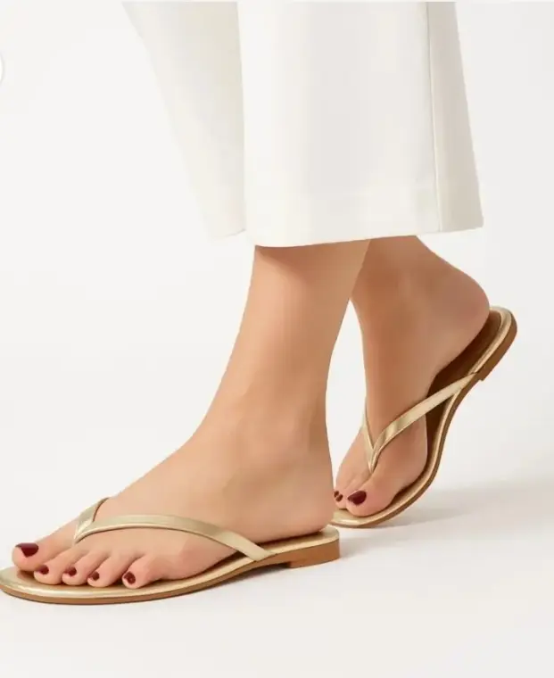 Women's Synthetic Leather Casual Slippers