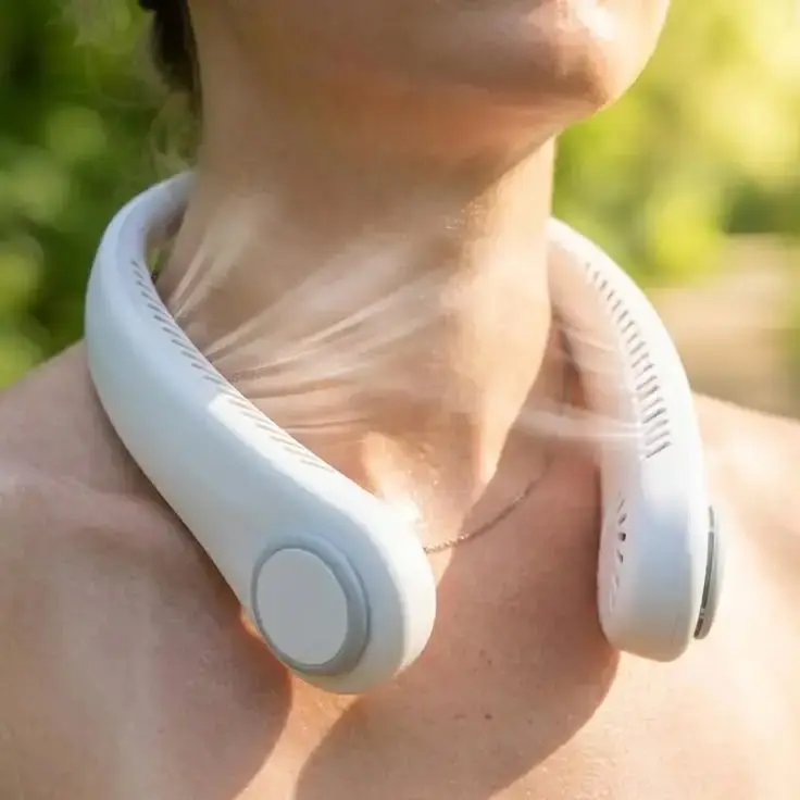 Comes With A Night Light Neck Fan 5