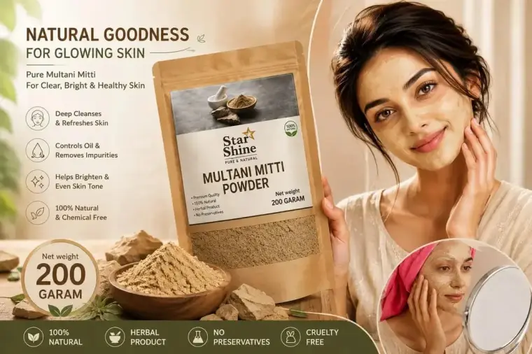 All Skin Type Powder 200 Garam Multani Mitti