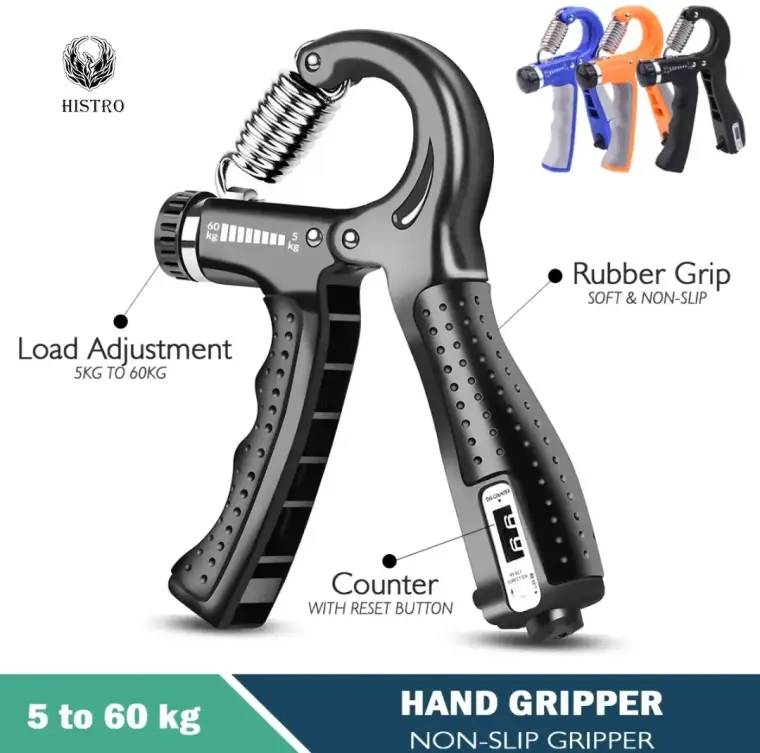 Hand Gripper Adjustable Resistance Automatic Counting