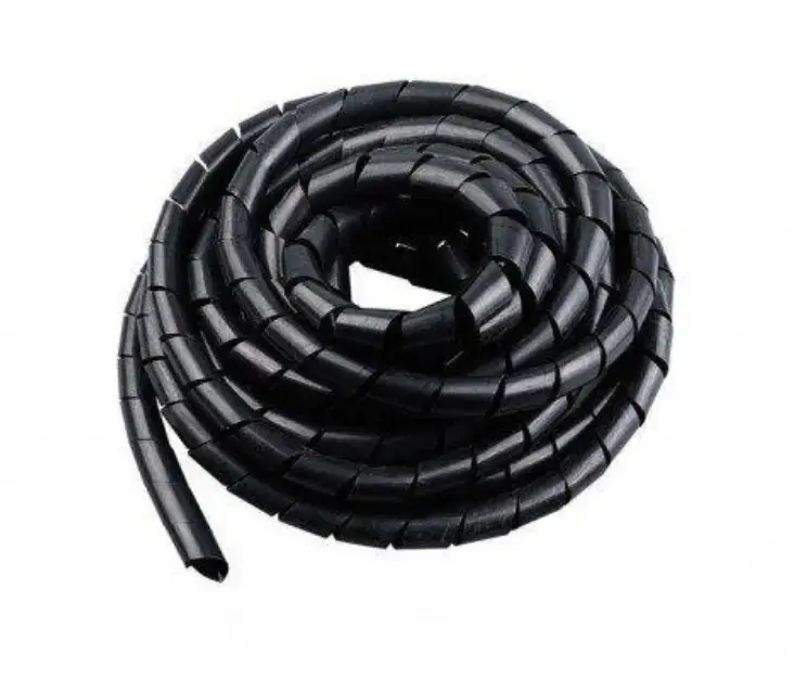 Black PVC Spiral Sleeve 5meter in length