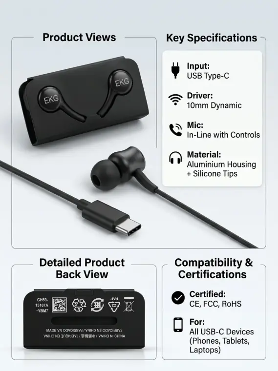 EKG Handsfree Premium Quality