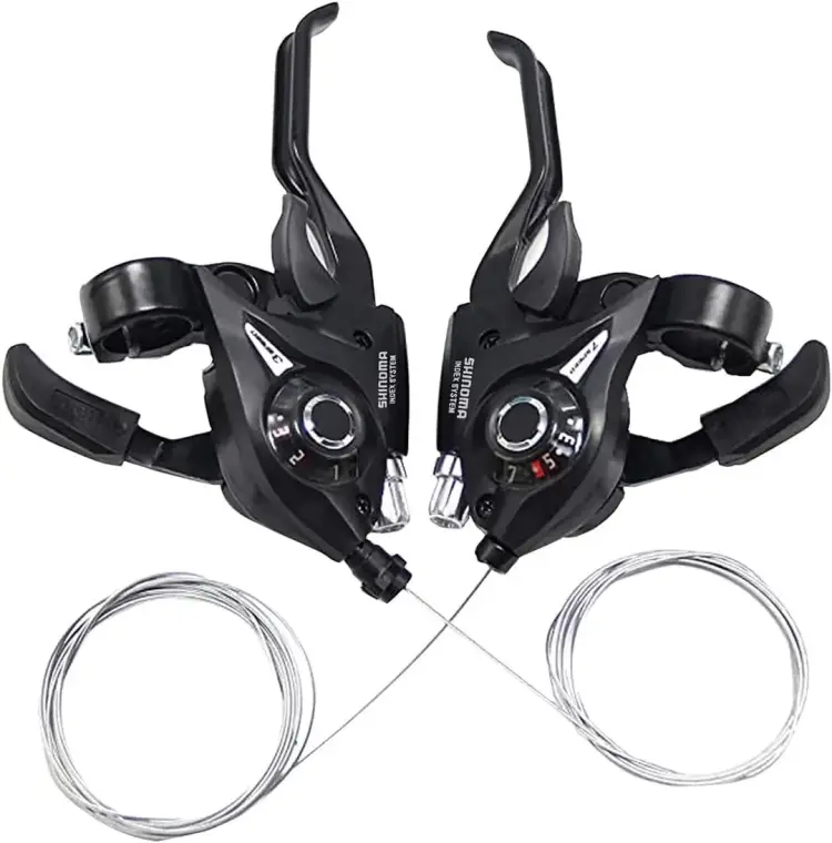 Durable Bicycle Shimano Gear Shifter Set For 21 Speed Cycle