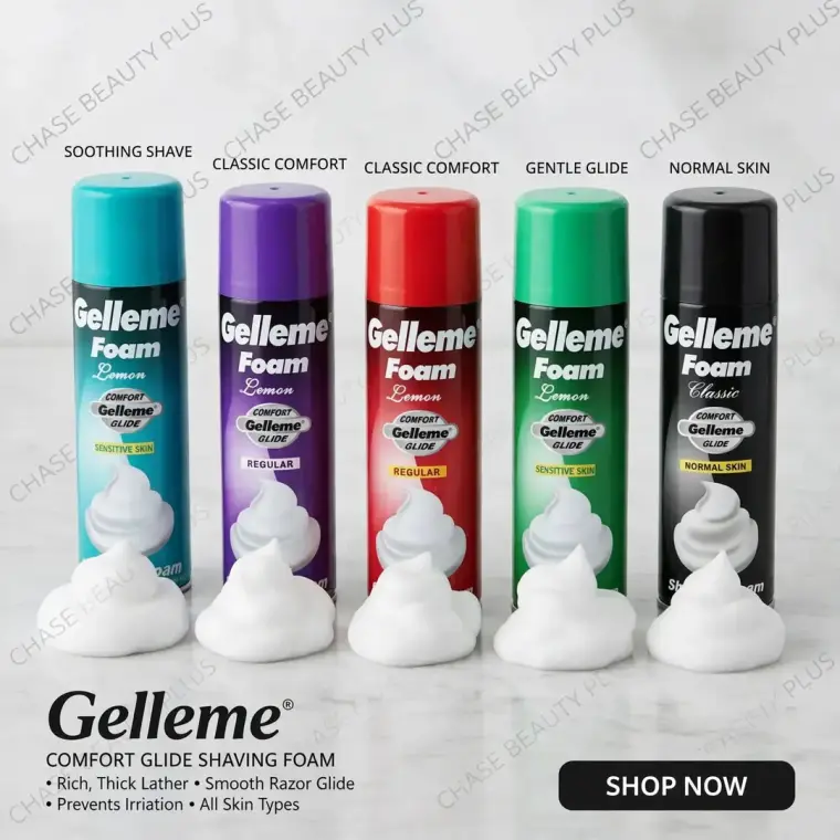 Gelleme Shaving Foam Lathers Quickly 400ml Comfort Glide