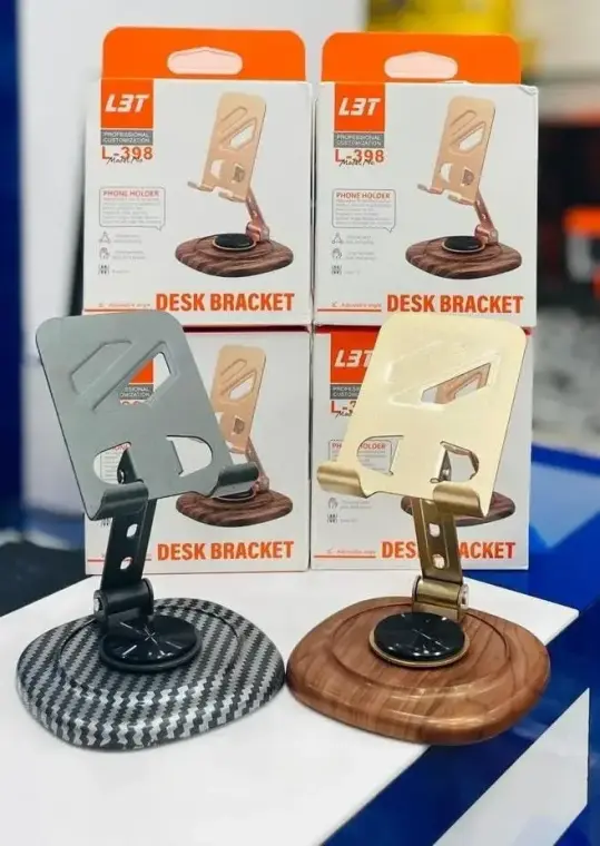 Metal Desk Phone Holder Stand | Foldable Mobile Stand