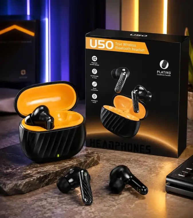 U50 True Wireless Bluetooth Earbuds with Charging Case