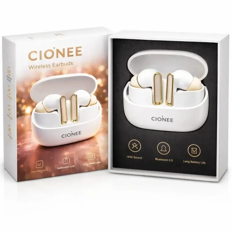 GIONEE True Wireless Earbuds Bluetooth 5.3