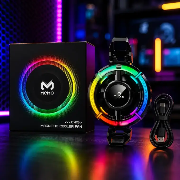 CX15 Magnetic Mobile Phone Cooler RGB Gaming