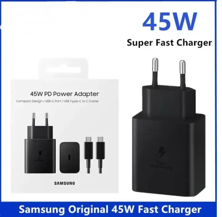 Sturdy 45W Samsung PD Adapter | Mobile Phone Fast Fast Pack