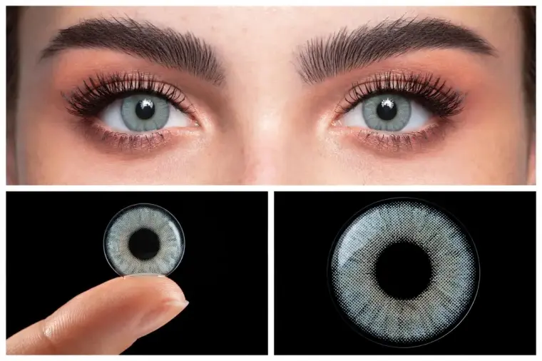 Dahab Light Gray Contact Lenses