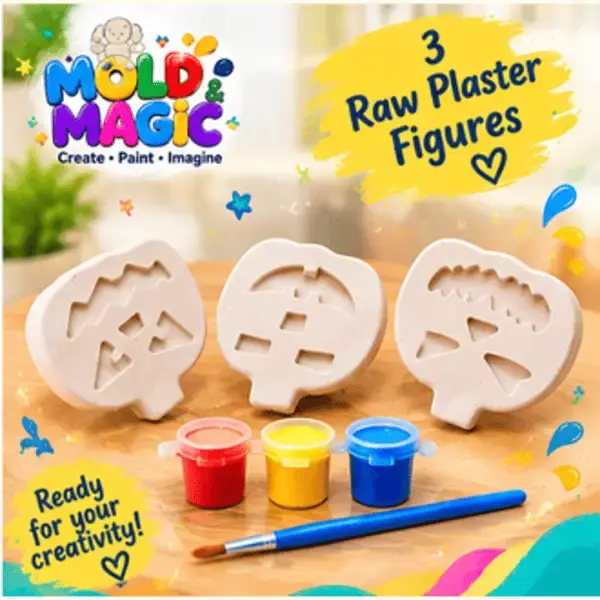 Girl's Plaster Animals DIY Plaster Painting Kit 3