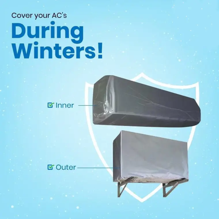 2 Pcs Parachute Plain AC Cover