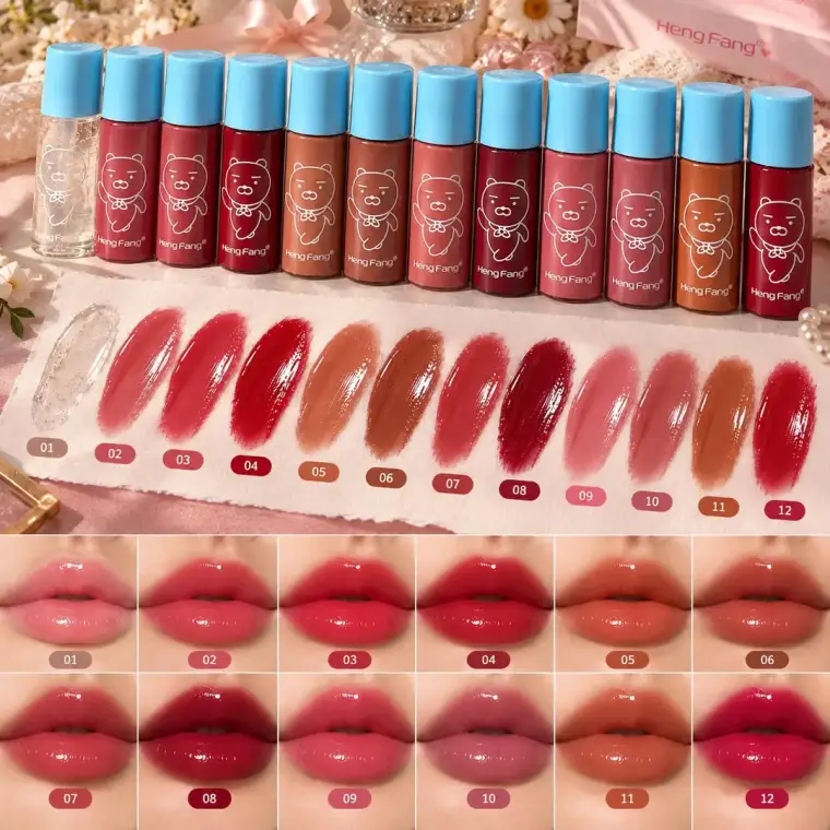 Heng Fang 12pcs Glossy Gloss Bag