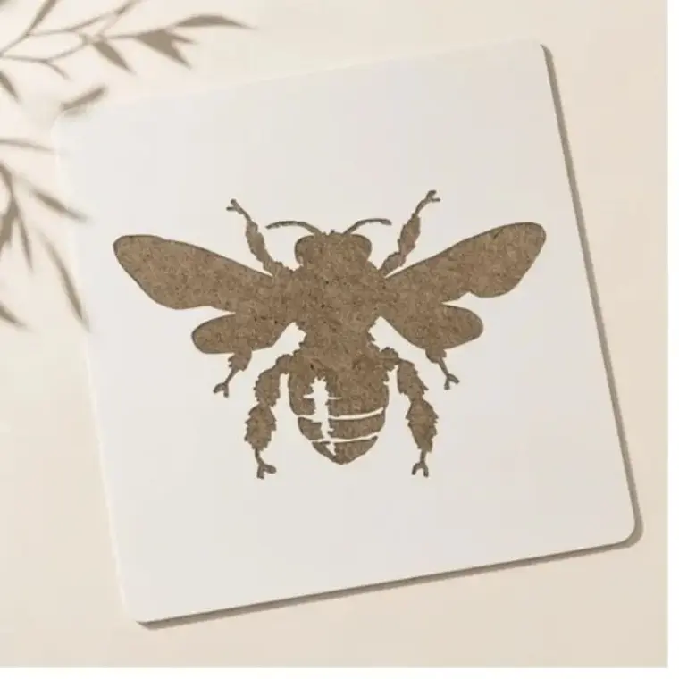 Casvena Bee Reusable Stencil for Wall & Canvas Painting