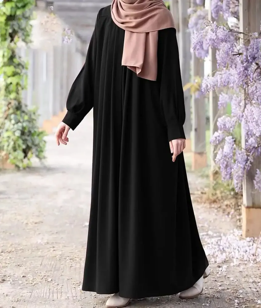 Georgette Plain Classic Abaya