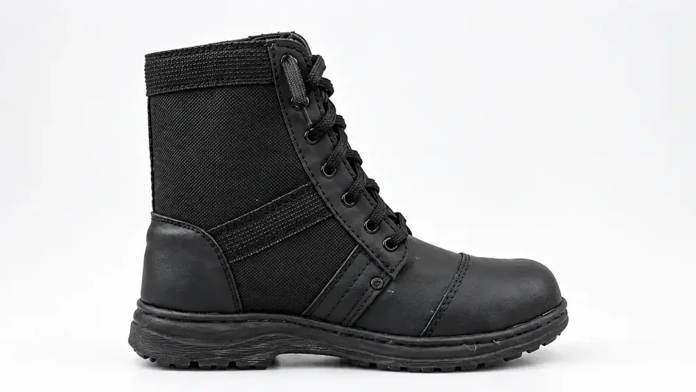 Tactical Army Combat Boots for Men - (Black 555)