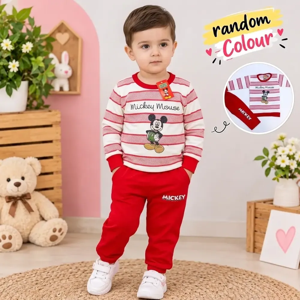 Winter Collection 2 Pcs Boy's Stylish Shirt And Trouser Set